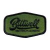 Biltwell Cursive patch 3,5" black, green