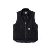 Vesta Carhartt duck vest arctic quilt lined black