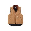 Vesta Carhartt duck vest arctic quilt lined Carhartt brown