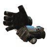 Fostex fingerless leather gloves black