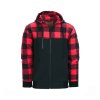 Lumbershell jacket black/red