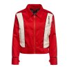 Dámská bunda Queen Kerosin Motorway Riders jacket red/white