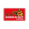 Down-n-Out Chopper sticker