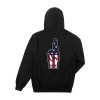 Mikina Loser Machine OG-USA hoodie black heather