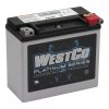 Westco, sealed AGM battery. 12 Volt, 18AMP, 310CCA