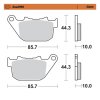 Moto-Master RoadPro rear brake pads. Sintered