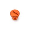 Daytona, mirror hole plug. Orange. RHT