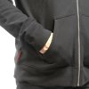 Eleanor Hooded Zip Up Black Detail3 2692