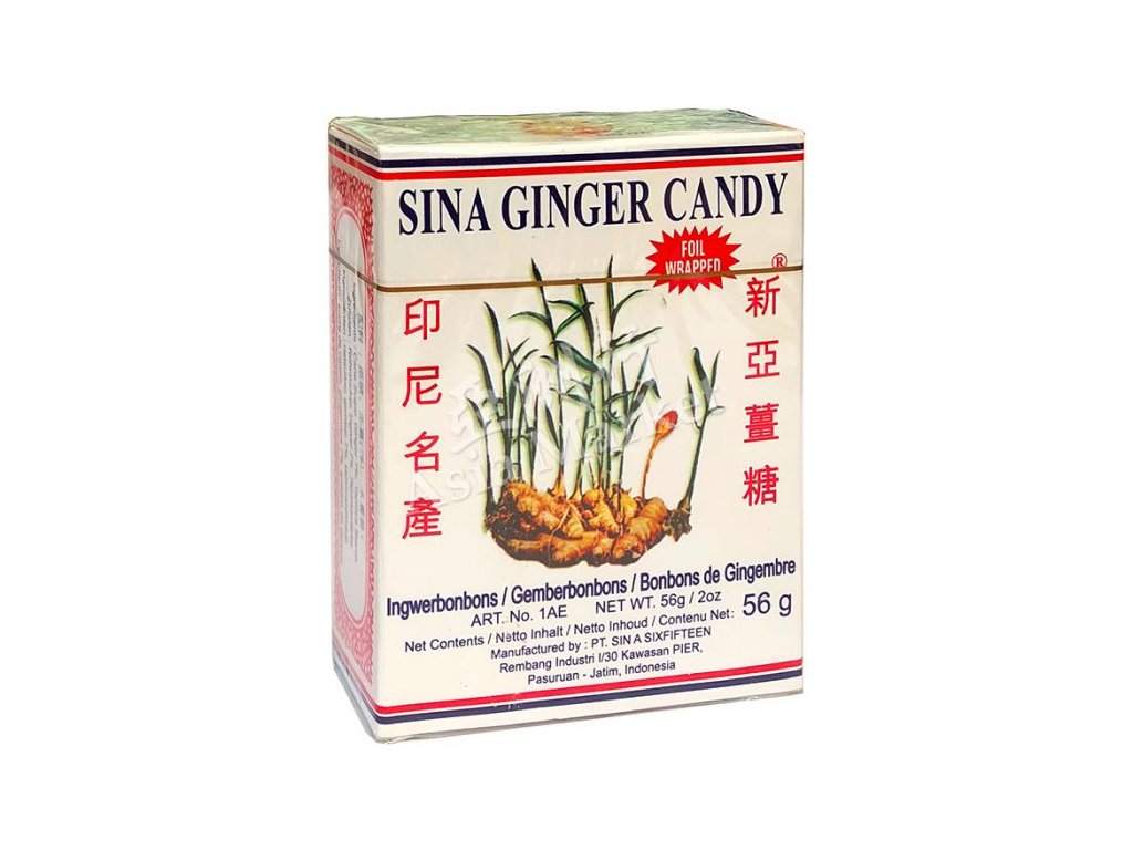 Bonbon gingembre SINA 56g Indonésie