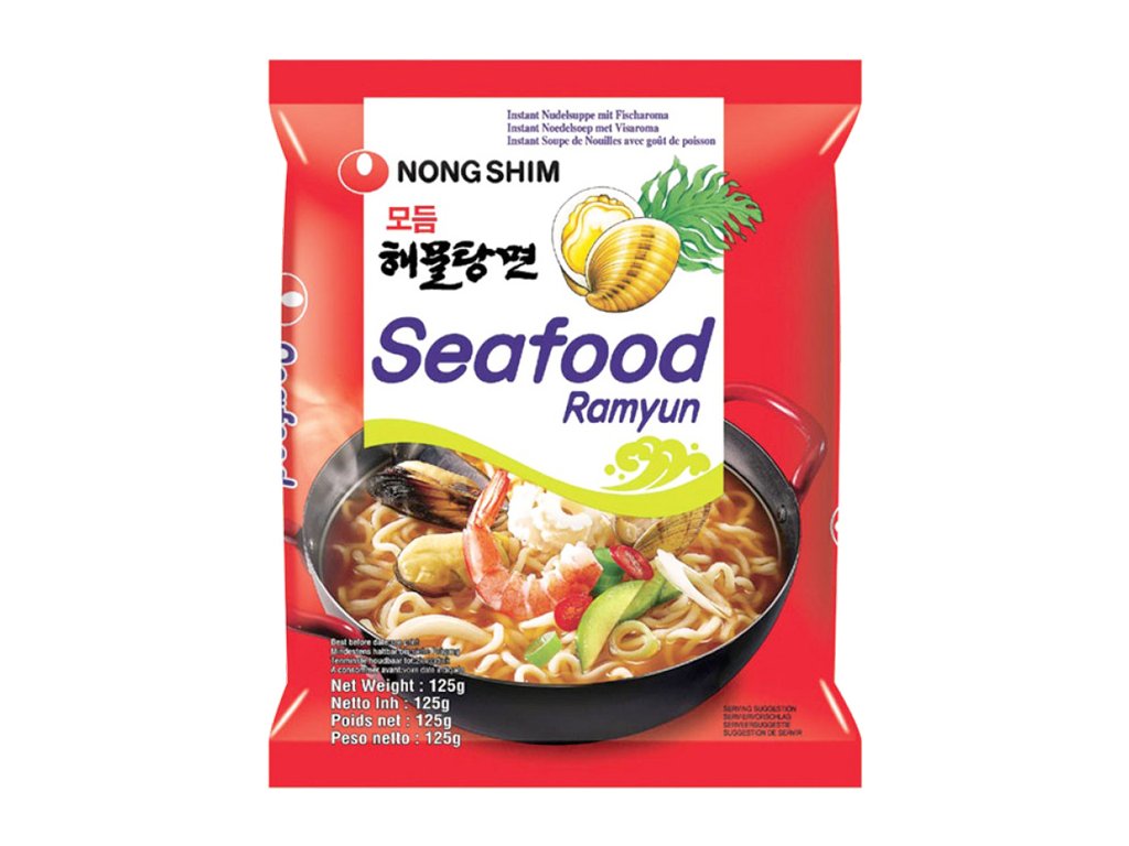 nong shim nudle seafood 125g