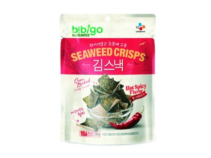bibigo ryzove chipsy z morskych ras hot spicy 20 g