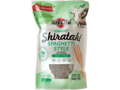 MIYATA Shirataki Spaghetti konjak nudle s mořskou řasou 270g