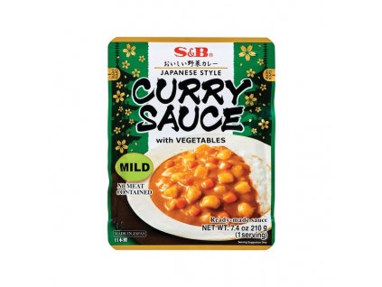 S&B Curry Mild japonské jemné kari se zeleninou 205g