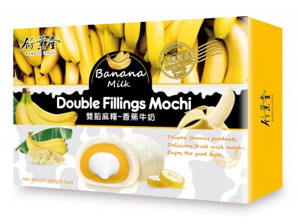 Bamboo House mochi dvojitá náplň Banán 180g