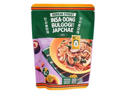 japchae glasnudeln mit wuerzsauce