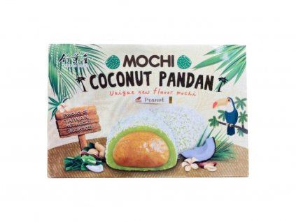 69778 bamboo house coconut pandan mochi peanut 180g