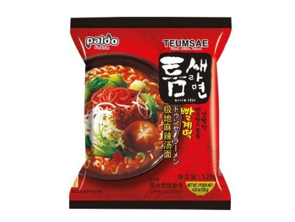 paldo korejske nudle hot spicy 120g
