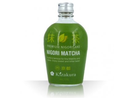 kizakura japan sake matcha nigori 10 vol 300ml