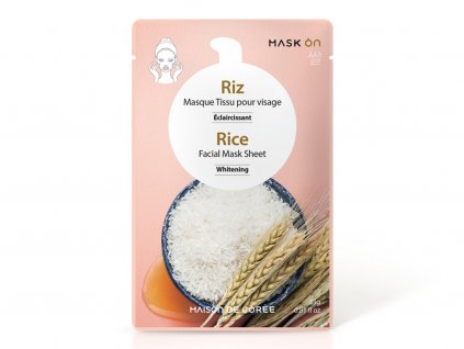 Pleťová maska Rice Whitening MAISON DE CORÉE 23g