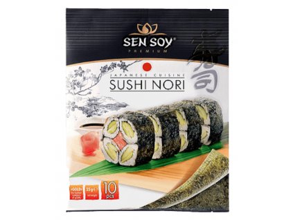 sensoy nori morska rasa na sushi 10 platku 25g