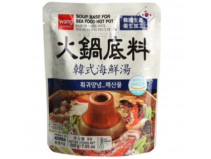 wang korejsky korenici zaklad na sea food hot pot 200g
