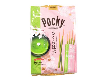 glico pocky sakura matcha flavor
