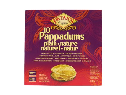pataks pappadum chleb 100g