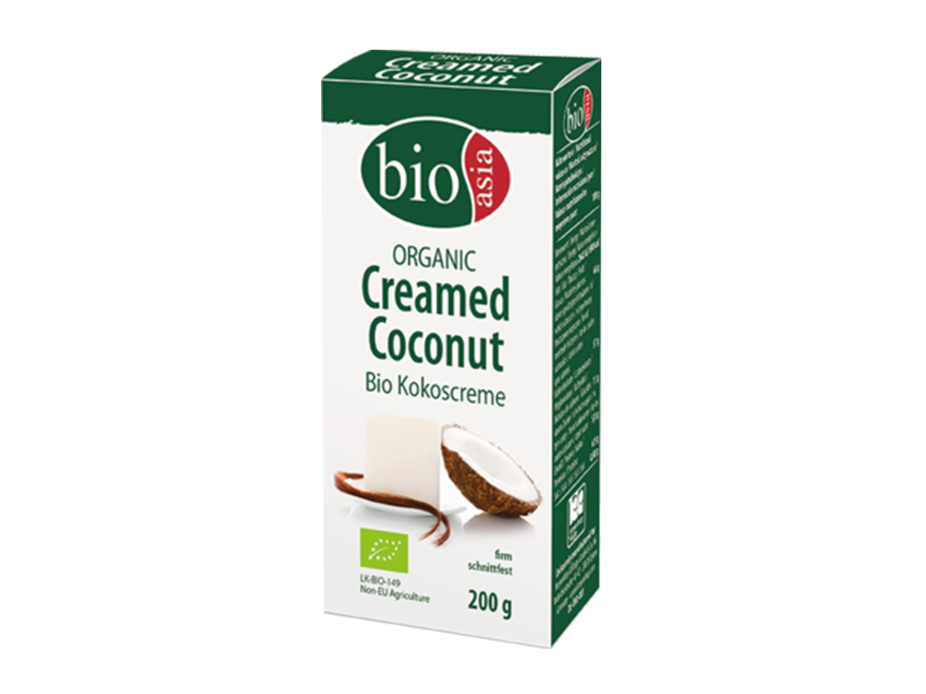 Levně BIOASIA Bio kokosový krém 100% 200g