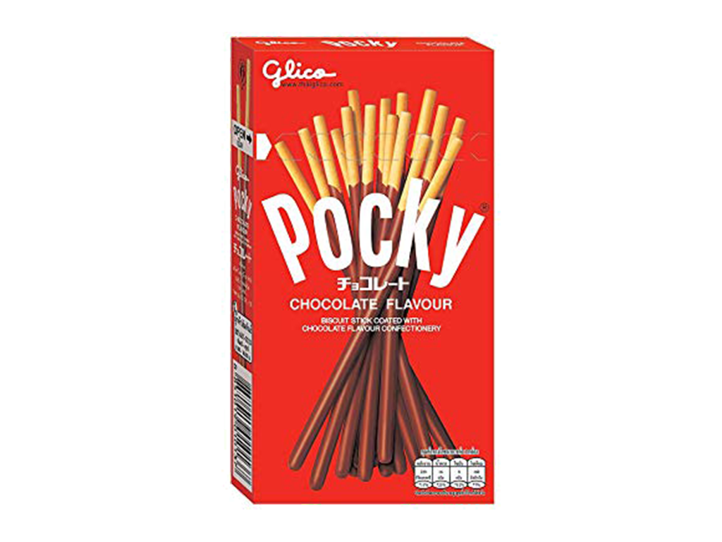 Levně Glico Pocky čokoládové tyčinky 47g