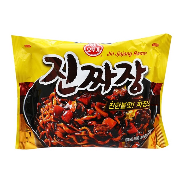 Levně Ottogi Jin Jjajang Ramen instantní nudle se sladidly 135g