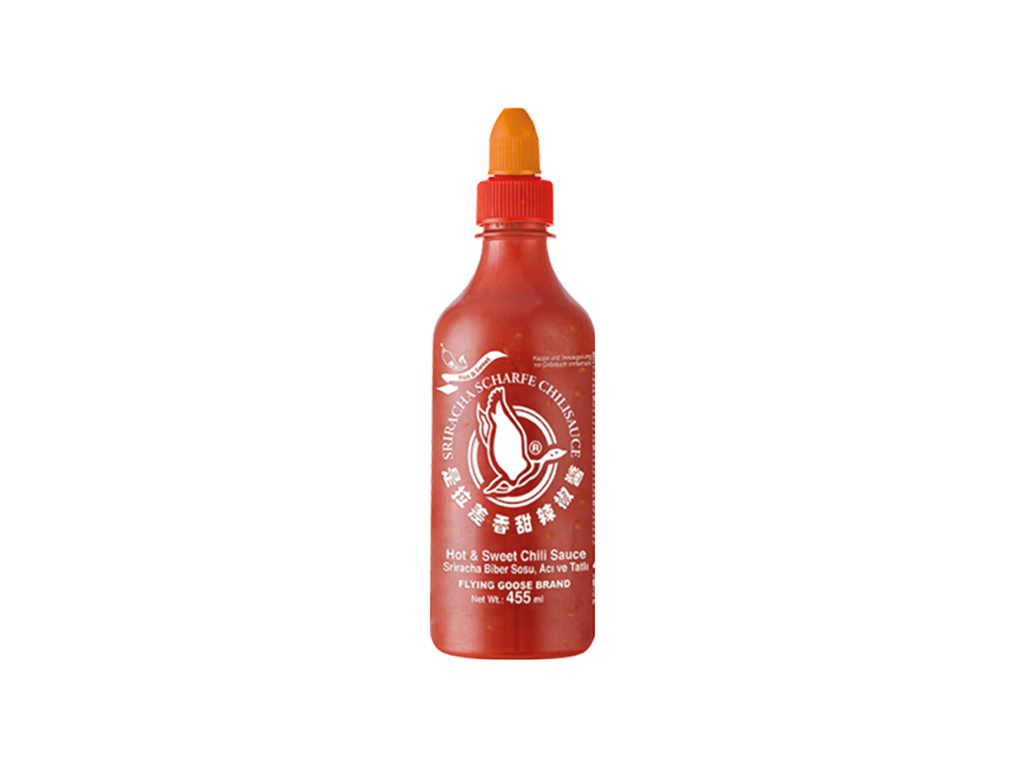 Levně Flying Goose Sriracha chilli omáčka sladká Mild & Sweet 455 ml