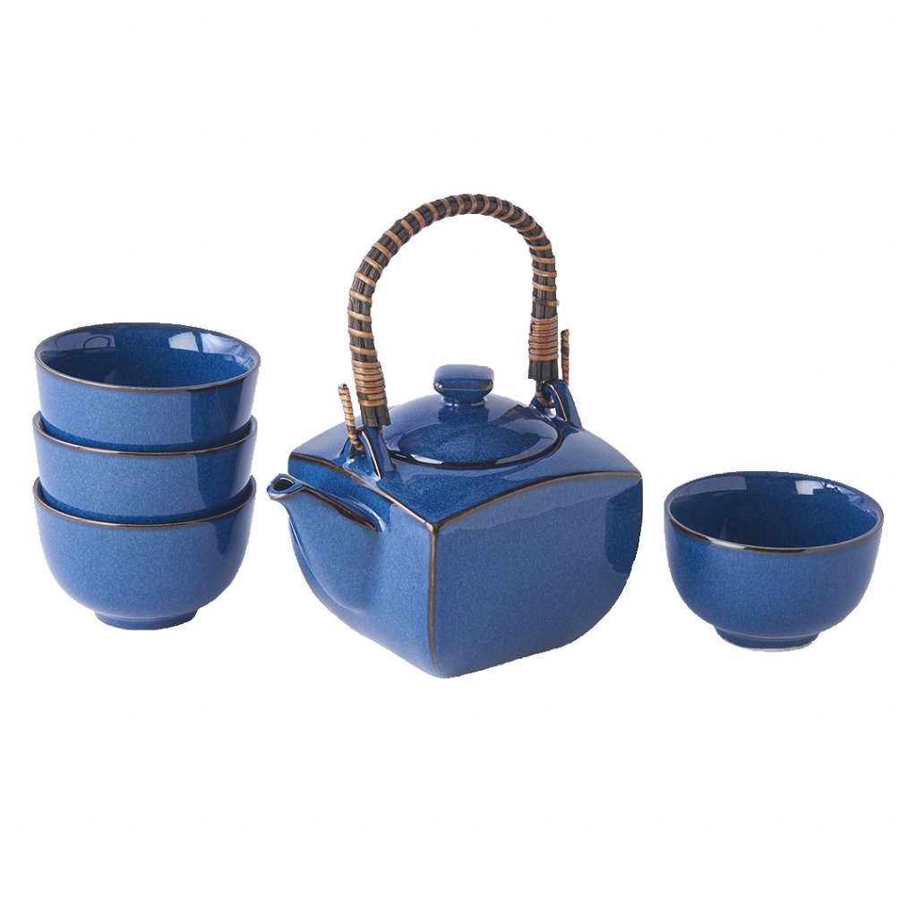 Levně MIJ čajový set Blue Pot 5 ks