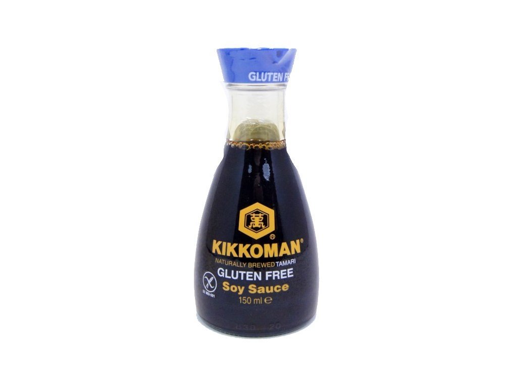 Levně Kikkoman Tamari Gluten Free bezlepková sójová omáčka s dávkovačem 150 ml