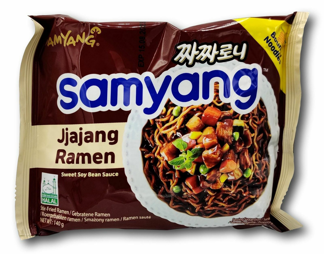 Samyang smažené nudle s korejskou černou pastou Jja Jang Ramen 140g