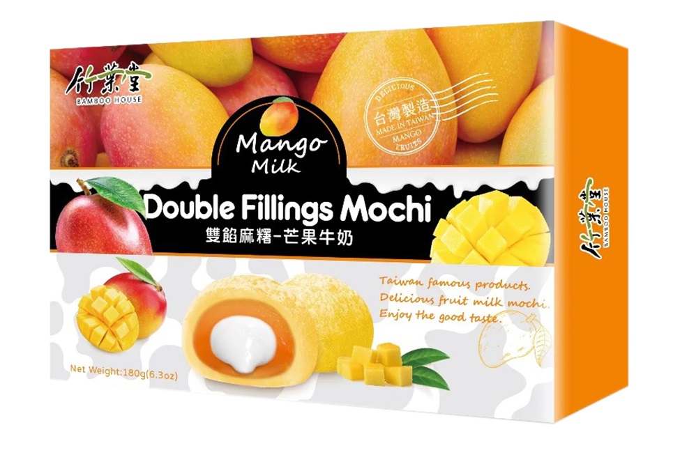 Levně Bamboo House mochi dvojitá náplň Mango 180g