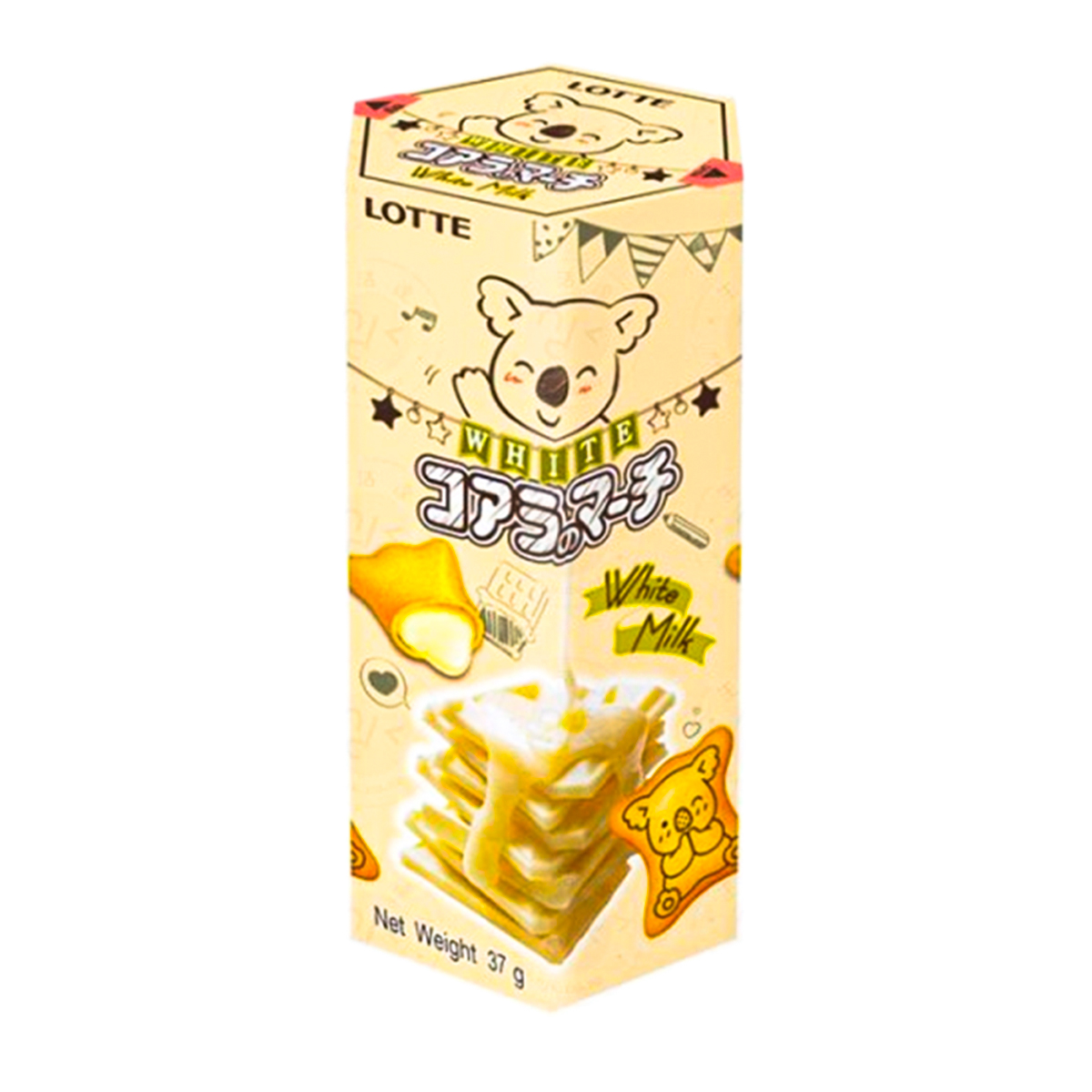 Levně Lotte Koala's March bílé mléčné sušenky 37g