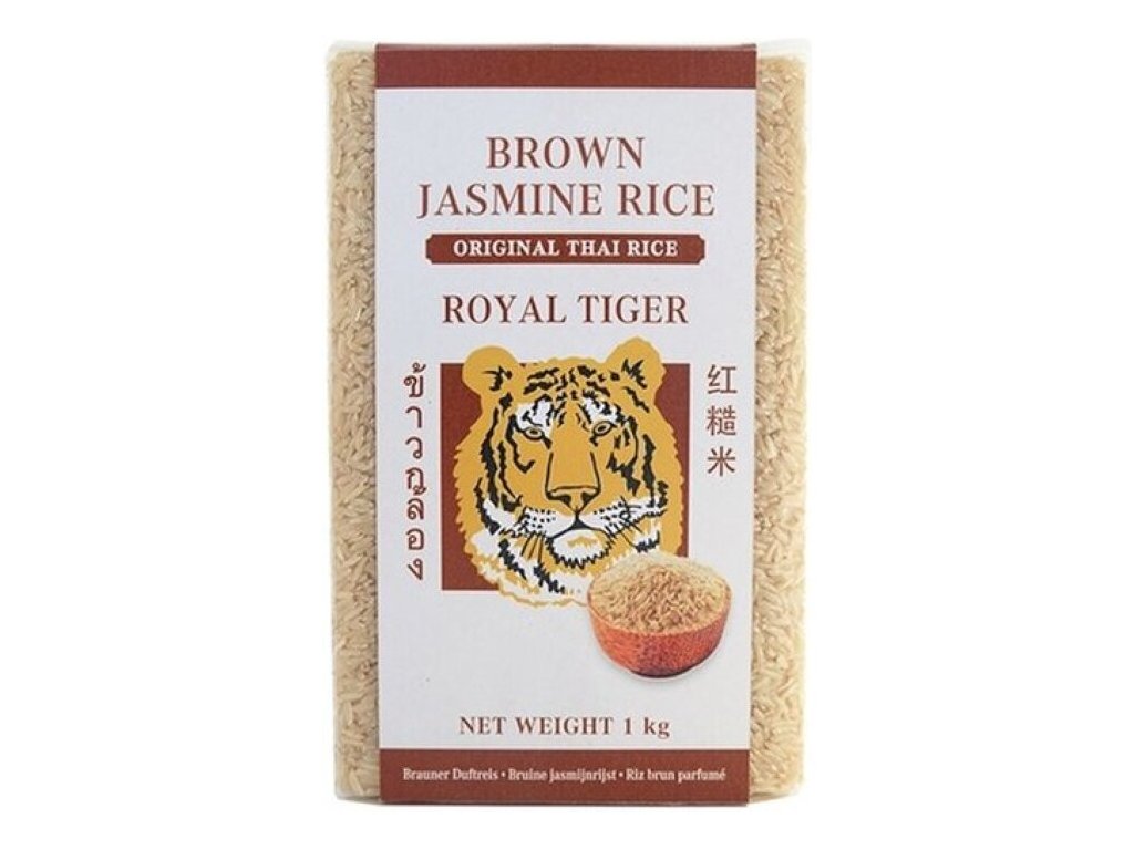 Levně Royal Tiger jasmínová rýže hnědá 1kg