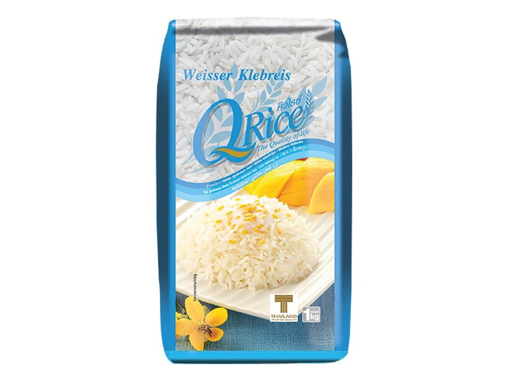 Levně Qrice Q Rice lepkavá rýže 1kg