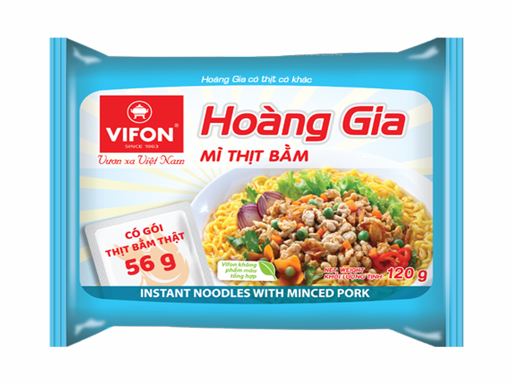 Vifon Hoang Gia instantní nudlová polévka vepřová MI THIT BAM 120g