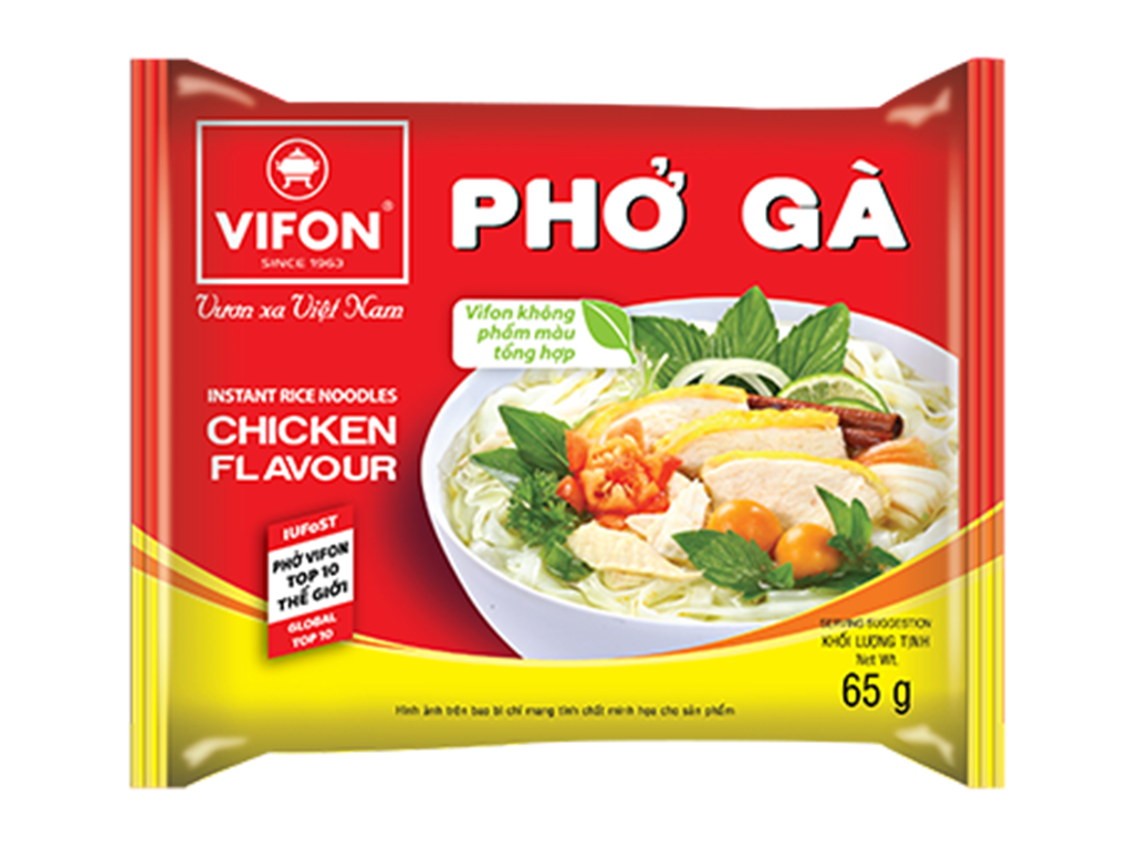 Levně Vifon instantní rýžová nudlová polévka s kuřecí příchutí PHO GA 60g