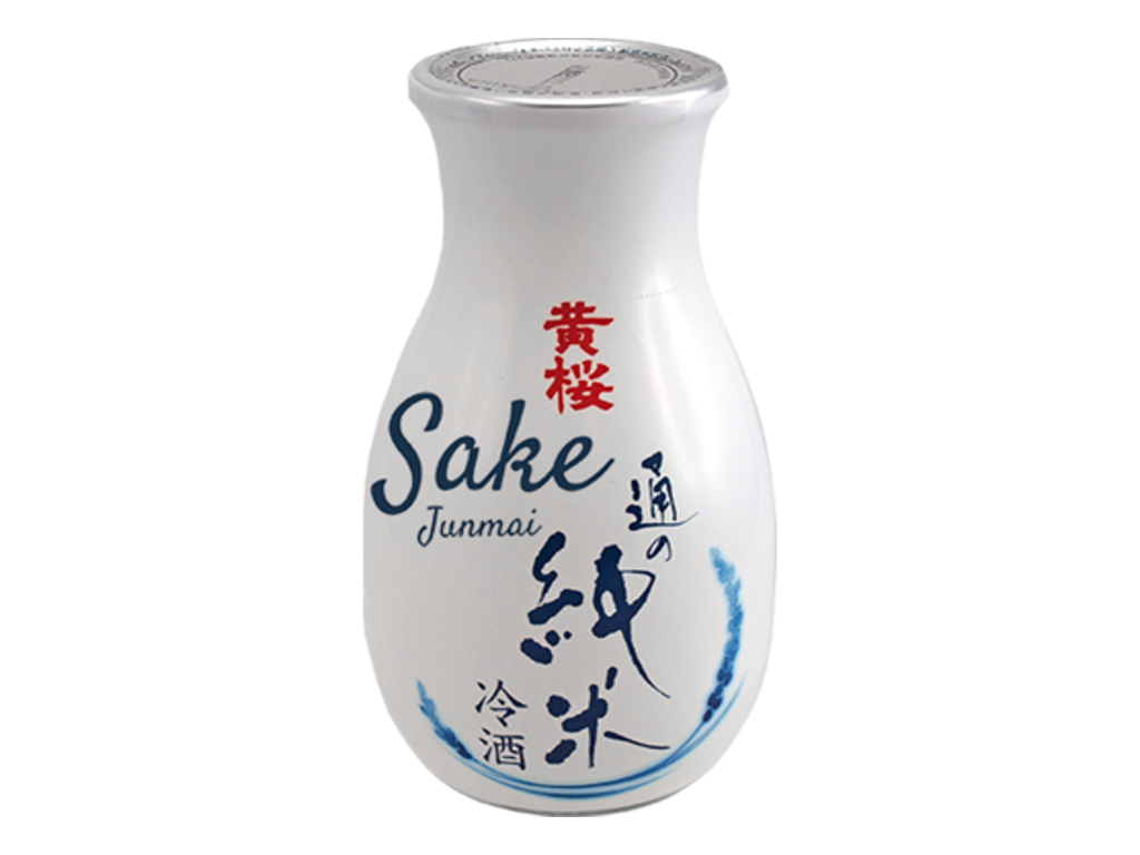 Levně KIZAKURA Sake rýžové víno 15% (Junmai) 180ml