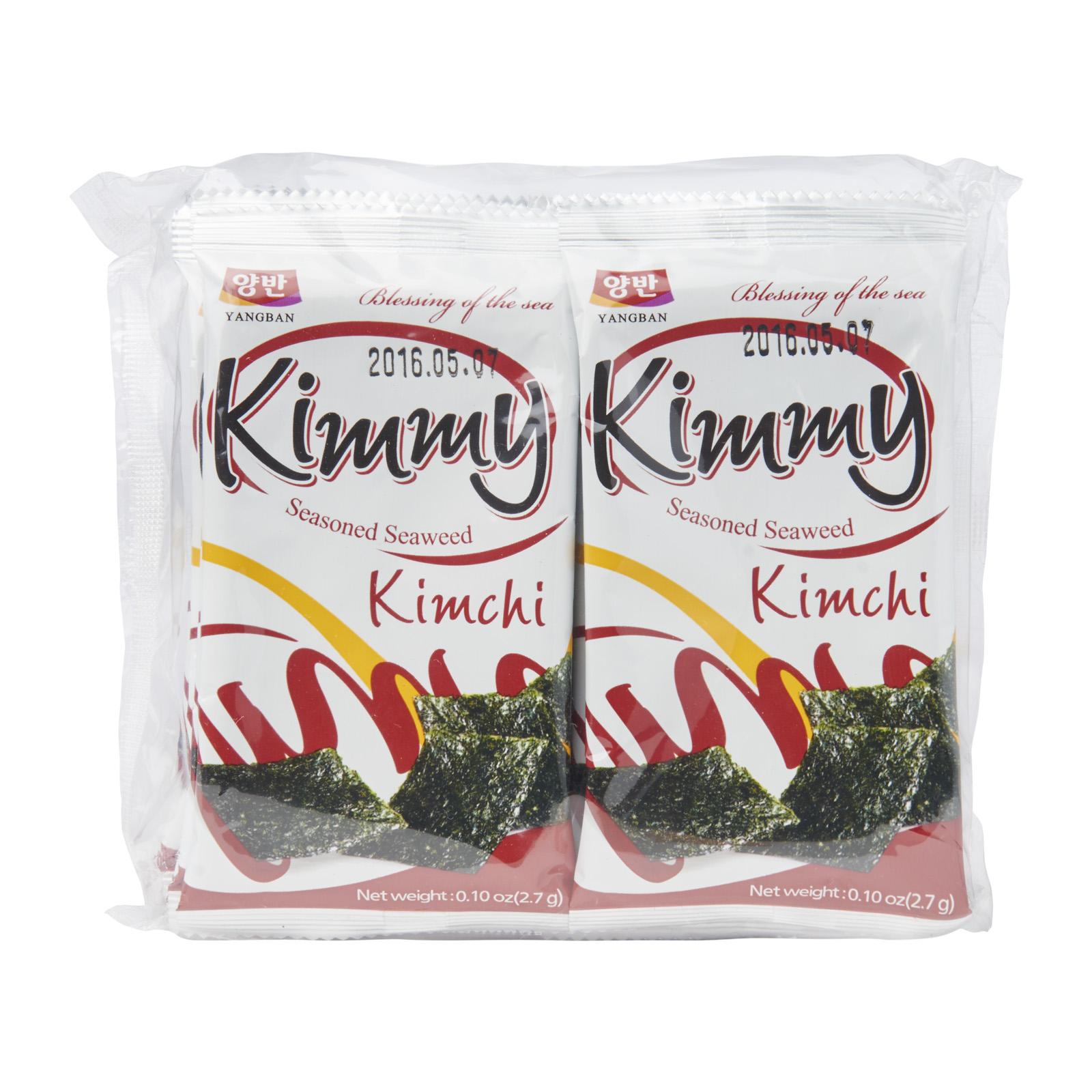 Levně Dongwon Kimmy Nori křupavé plátky mořské řasy Kimchi (8x2,7g)