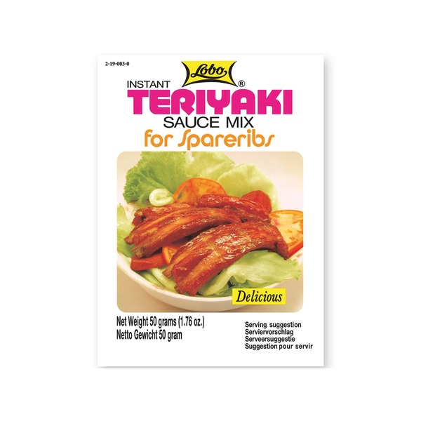 Levně Lobo Teriyaki kořenící směs na žebírka 50g