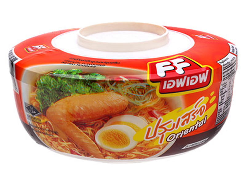 Levně FF Instantní nudlová polévka v mísce s příchutí kuřecí Oriental 65g