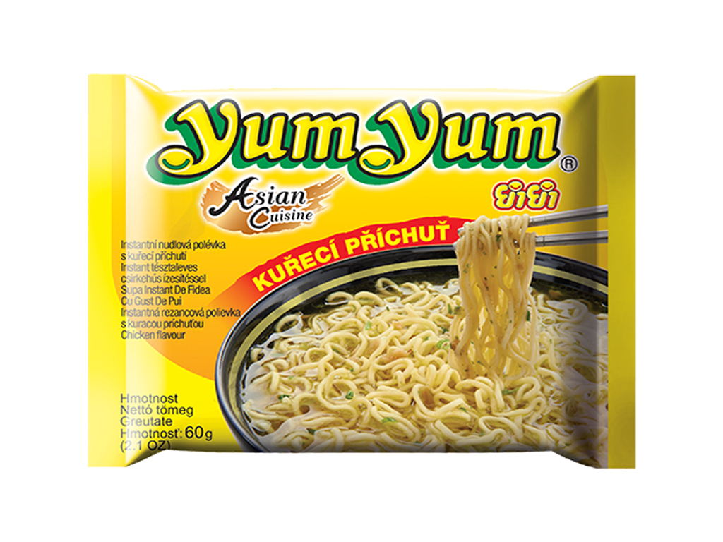 Levně Yum Yum instantní polévka s příchutí kuřecí 60g