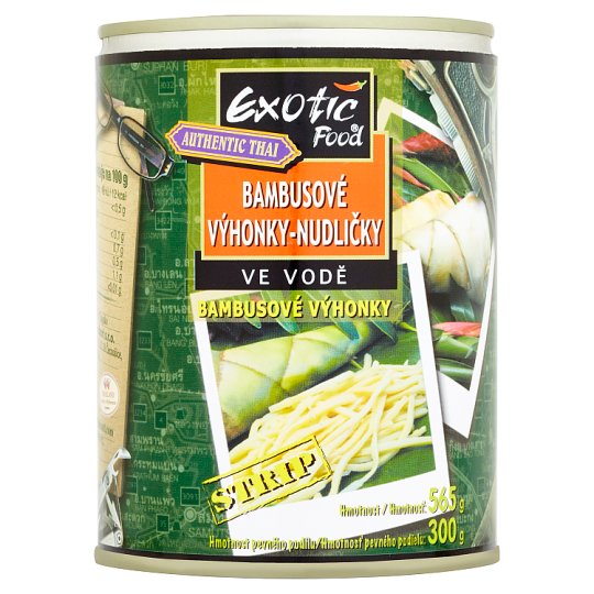 Levně Exotic Food nakládané bambusové nudličky 540g