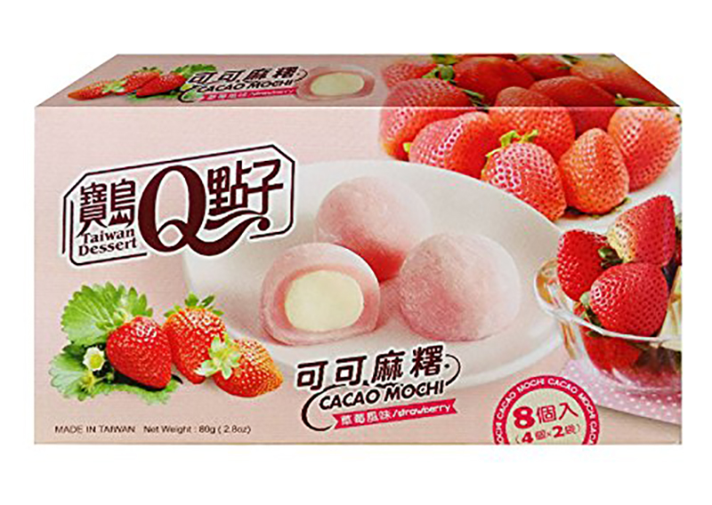 Levně Q Mochi kakao a jahoda 80g