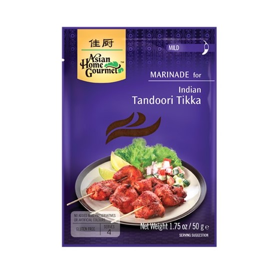 Levně Indická Tandoori Tikka pasta Asian Home Gourmet 50g