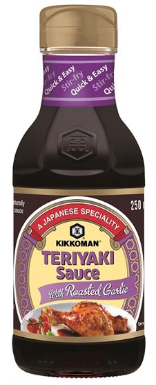 Kikkoman Teriyaki omáčka s pečeným česnekem 250ml