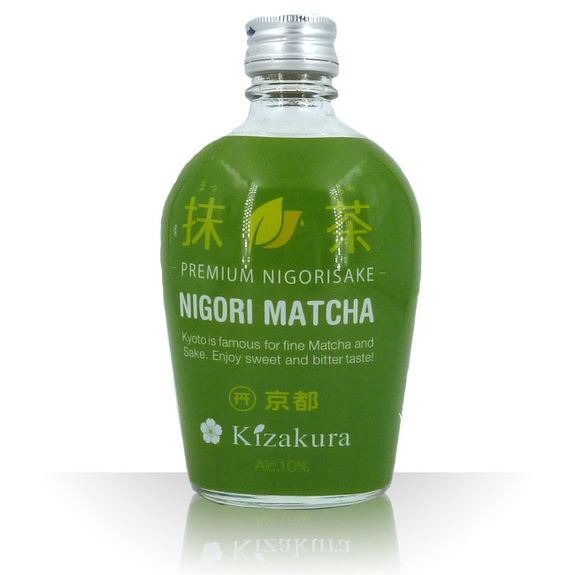 Levně Kizakura Japan Sake Matcha Nigori 10% vol. 300ml